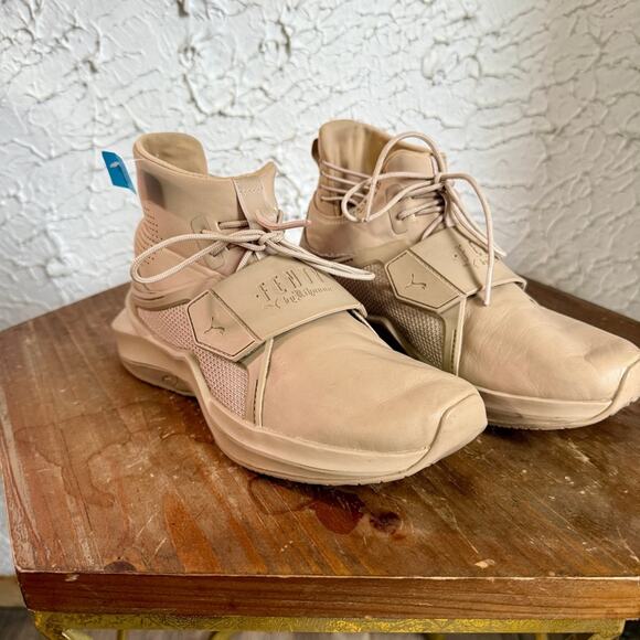 Puma Fenty Shoes - Fenty by Rhianna Puma Beige High-Top Women’s Sneakers